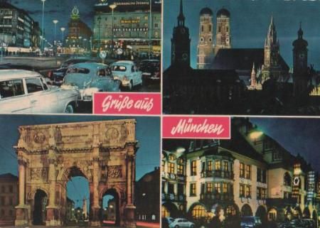 München u.a. City mit Frauenkirche - 1966 München u.a. City mit Frauenkirche - 1966