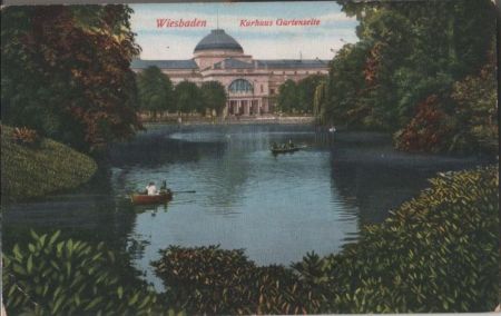 Wiesbaden - Kurhaus, Gartenseite - 1930 Wiesbaden - Kurhaus, Gartenseite - 1930