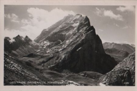 Österreich - Drusenfluh - Oefenpass - ca. 1955 Österreich - Drusenfluh - Oefenpass - ca. 1955