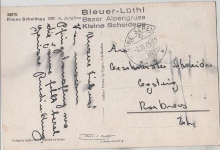 Kleine Scheidegg - Schweiz - Jungfrau