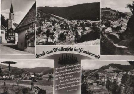 Wallenfels - mit 5 Bildern - 1972 Wallenfels - mit 5 Bildern - 1972