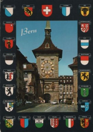 Schweiz - Bern - Zeitglockenturm - 1972 Schweiz - Bern - Zeitglockenturm - 1972