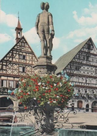 Dornstetten b. Freudenstadt - Marktplatz - ca. 1975 Dornstetten b. Freudenstadt - Marktplatz - ca. 1975