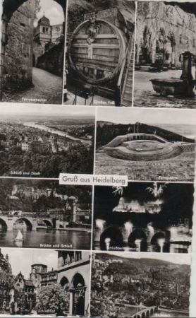 Heidelberg - u.a. Schloß und Stadt - ca. 1960 Heidelberg - u.a. Schloß und Stadt - ca. 1960