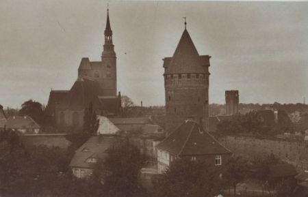 Tangermünde - Blick vom Kapitelturm - ca. 1935 Tangermünde - Blick vom Kapitelturm - ca. 1935