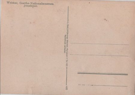 Weimar - Goethe-Nationalmuseum Weimar - Goethe-Nationalmuseum
