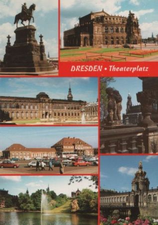 Dresden - Theaterplatz - ca. 1985 Dresden - Theaterplatz - ca. 1985