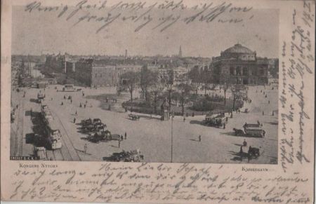 Dänemark - Kopenhagen - Kongens Nytorv - 1901 Dänemark - Kopenhagen - Kongens Nytorv - 1901