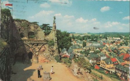 Niederlande - Valkenburg - Ruine en Panorama - ca. 1965 Niederlande - Valkenburg - Ruine en Panorama - ca. 1965
