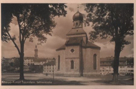 Traunstein - Salinenkirche - ca. 1950 Traunstein - Salinenkirche - ca. 1950