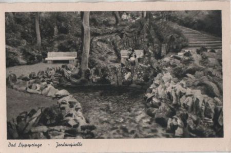 Bad Lippspringe - Jordanquelle - ca. 1955 Bad Lippspringe - Jordanquelle - ca. 1955