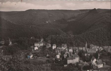 Bad Bertrich - vom Schweizerhaus gesehen - 1955 Bad Bertrich - vom Schweizerhaus gesehen - 1955
