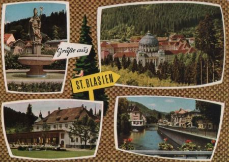 St. Blasien - mit 4 Bildern - ca. 1975 St. Blasien - mit 4 Bildern - ca. 1975