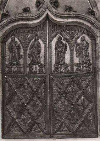 Altötting - Stiftskirche, Nordportal - ca. 1960 Altötting - Stiftskirche, Nordportal - ca. 1960
