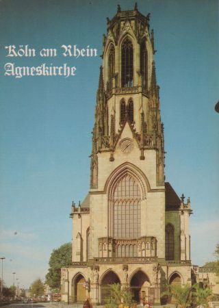 Köln - Agneskirche, Neußer Straße - ca. 1980 Köln - Agneskirche, Neußer Straße - ca. 1980