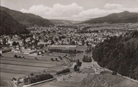 Waldkirch - mit Schwimmbad und Kuranlagen - ca. 1955 Waldkirch - mit Schwimmbad und Kuranlagen - ca. 1955
