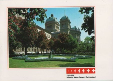Schweiz - Bern - Bundeshaus - 1991 Schweiz - Bern - Bundeshaus - 1991