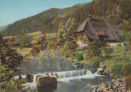 Schwarzwald - Bauernhaus bei Hornberg - 1959 Schwarzwald - Bauernhaus bei Hornberg - 1959