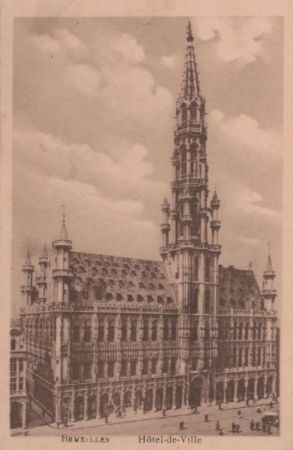 Belgien - Brüssel - Bruxelles - Hotel-de-Ville - ca. 1935 Belgien - Brüssel - Bruxelles - Hotel-de-Ville - ca. 1935