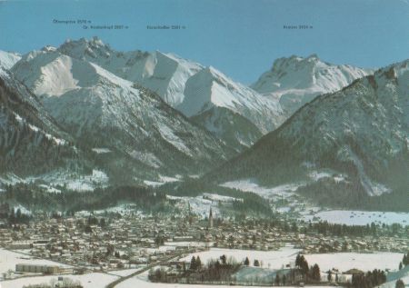 Oberstdorf - mit Öfnerspitze - 1986 Oberstdorf - mit Öfnerspitze - 1986