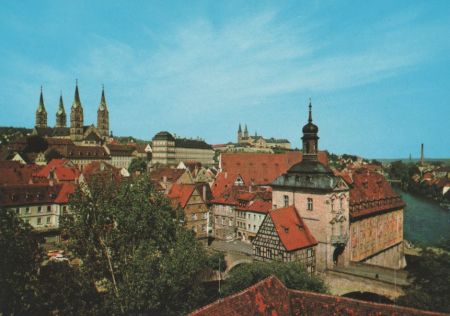 Bamberg - Blick auf Altstadt - ca. 1995 Bamberg - Blick auf Altstadt - ca. 1995