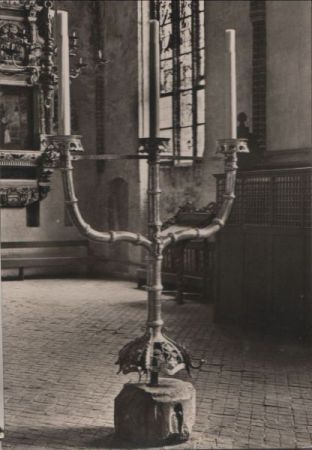 Ebstorf - Kirche, Messingleuchter - ca. 1955 Ebstorf - Kirche, Messingleuchter - ca. 1955