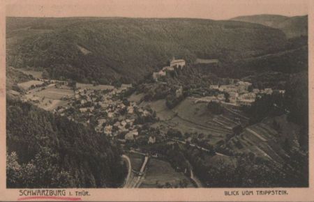 Schwarzburg - vom Trippstein - 1929 Schwarzburg - vom Trippstein - 1929