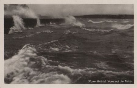 Waren - Sturm auf der Müritz - 1954 Waren - Sturm auf der Müritz - 1954