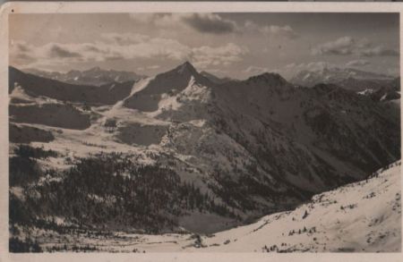 Reichenstein - Stempel der Plannerhütte rückseitig - 1936 Reichenstein - Stempel der Plannerhütte rückseitig - 1936