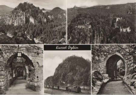 Kurort Oybin - u.a. Berg mit Schmalspurbahn - 1971 Kurort Oybin - u.a. Berg mit Schmalspurbahn - 1971