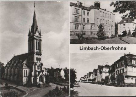 Limbach-Oberfrohna - mit 3 Bildern - 1988 Limbach-Oberfrohna - mit 3 Bildern - 1988