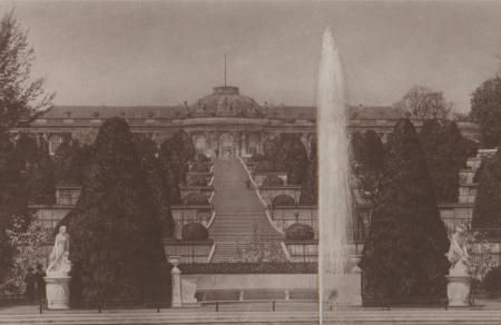 Potsdam - Sanssouci mit Terrassen - 1928 Potsdam - Sanssouci mit Terrassen - 1928