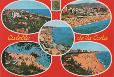 Spanien - Calella - mit 5 Bildern - ca. 1980 Spanien - Calella - mit 5 Bildern - ca. 1980