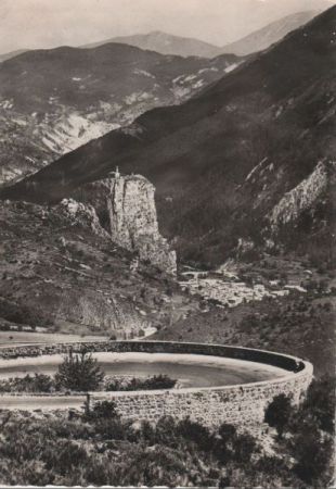 Frankreich - Castellane - Le Roc et la descente - 1960 Frankreich - Castellane - Le Roc et la descente - 1960
