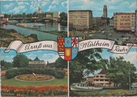 Mülheim, Ruhr - u.a. Stadtmitte - ca. 1970 Mülheim, Ruhr - u.a. Stadtmitte - ca. 1970