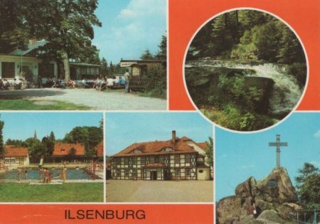 Ilsenburg - u.a. Gaststätte zu den roten Forellen - 1982 Ilsenburg - u.a. Gaststätte zu den roten Forellen - 1982