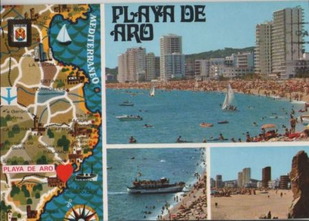 Spanien - Playa de Aro - mit 4 Bildern - 1977 Spanien - Playa de Aro - mit 4 Bildern - 1977