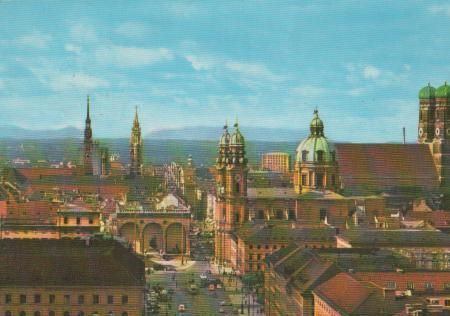 München - Türme der Stadt - 1971 München - Türme der Stadt - 1971