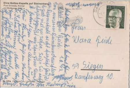 Kiental - Schweiz - Ehre-Gottes-Kapelle