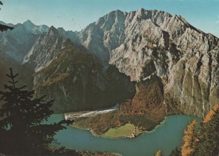 Königssee - Blick vom Feuerpalfen - 1970 Königssee - Blick vom Feuerpalfen - 1970