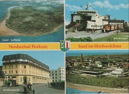 Borkum - u.a. Straßenpartie - ca. 1980 Borkum - u.a. Straßenpartie - ca. 1980