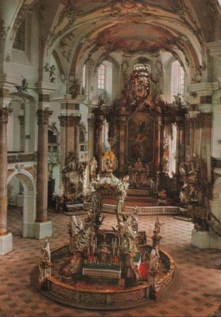 Bad Staffelstein, Vierzehnheiligen - Wallfahrtskirche - ca. 1980 Bad Staffelstein, Vierzehnheiligen - Wallfahrtskirche - ca. 1980