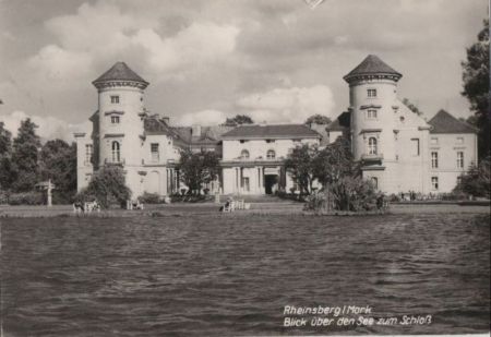 Rheinsberg - Blick über den See zum Schloß - 1970 Rheinsberg - Blick über den See zum Schloß - 1970