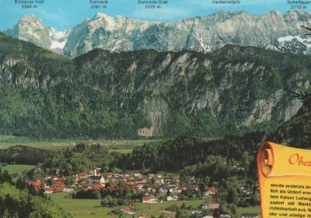 Oberaudorf mit Kaisergebirge - 2001 Oberaudorf mit Kaisergebirge - 2001