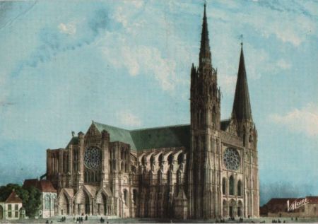 Frankreich - Chartres - La cathedrale - 1972 Frankreich - Chartres - La cathedrale - 1972