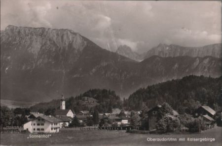 Oberaudorf - mit Gasthaus Sonnenhof - 1957 Oberaudorf - mit Gasthaus Sonnenhof - 1957
