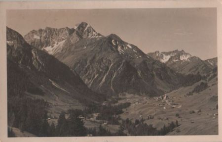 Altusried Mittelberg - mit Widderstein - 1950 Altusried Mittelberg - mit Widderstein - 1950