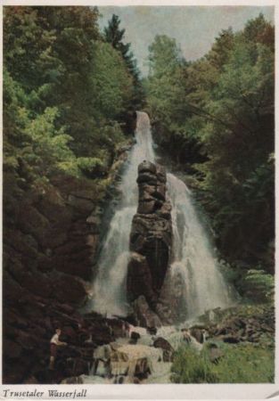 Trusetaler Wasserfall - Thüringer Wald - ca. 1970 Trusetaler Wasserfall - Thüringer Wald - ca. 1970