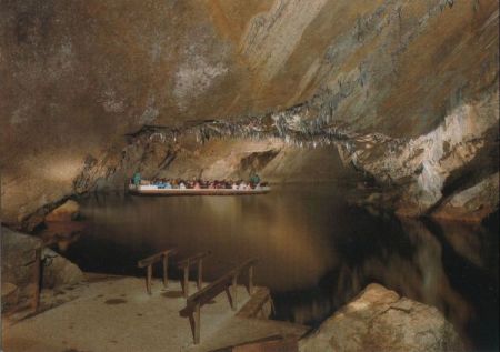 Belgien - Han-sur-Lesse - Grotte, Einstieg - ca. 1985 Belgien - Han-sur-Lesse - Grotte, Einstieg - ca. 1985