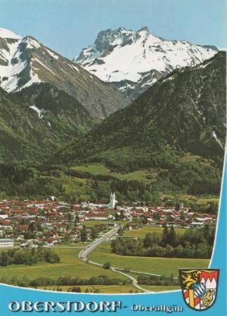 Oberstdorf Oberallgäu mit Kratzer - ca. 1985 Oberstdorf Oberallgäu mit Kratzer - ca. 1985